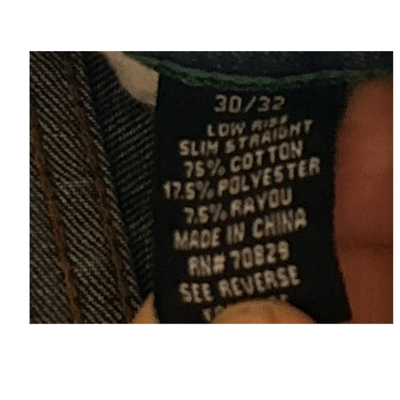 Copied - CJ Black Straight Jeans Mens size 30/323 Blue‎ cotton Denim Slim - Picture 6 of 6